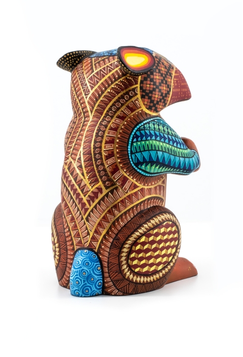 Magnifico Alebrije de Ardilla Mexicano Hecho a Mano ALEBRIJES