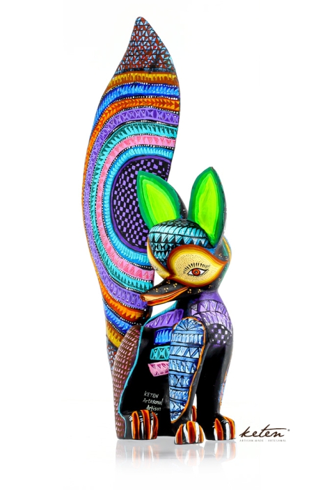 Alebrije Colorido Ardilla Alebrije De Madera Copal ALEBRIJES