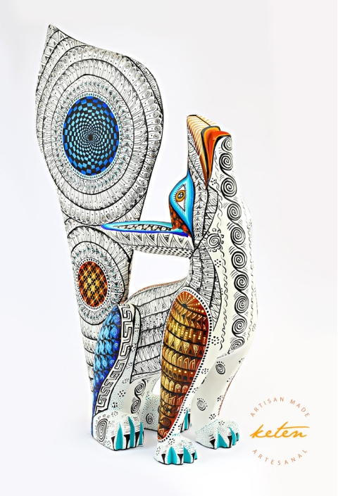 Alebrije de Zorro Mexicano Hecho a Mano Calidad Premium ALEBRIJES