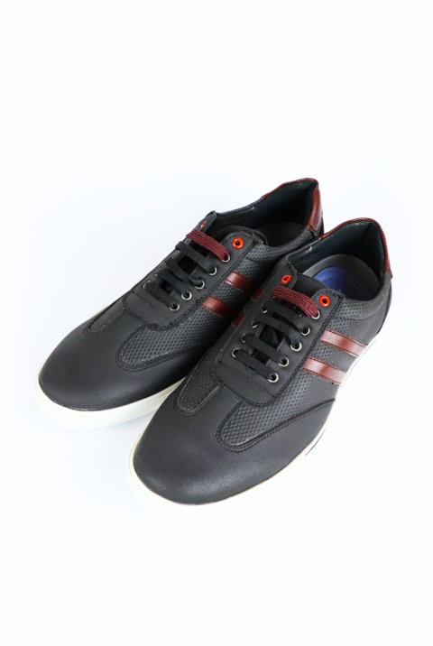 Casual Shoes Black and Red Wine Color SHOES FOR MEN
