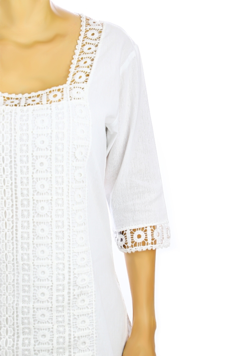 Handmade Mexican Women's Cotton Handmade Crochet Top WOMEN