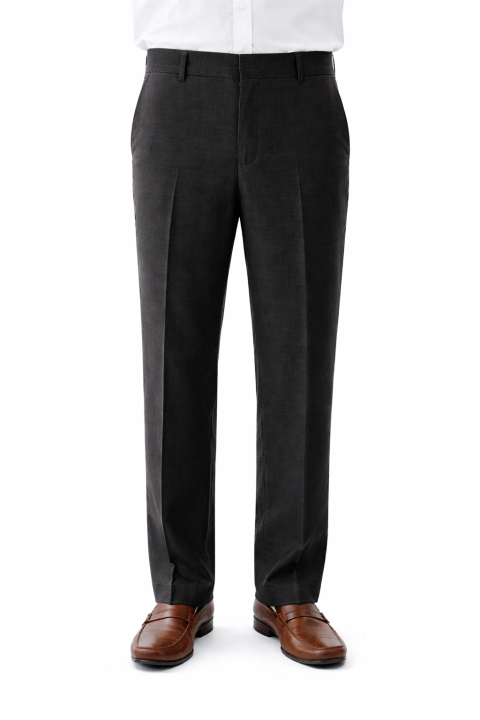 Pantalón de Lino Pique Natural Color Negro Para Hombre PANTALONES