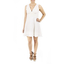 Short Dress with White Pleats DRESSES