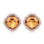 Preciosos Aretes Swarovski en color Amarillo JOYERIA