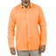 Camisa de Hombre Manga Larga Naranja CAMISAS
