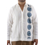 Guayabera de Hombre con Bordado en Azul GUAYABERAS 