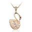 Cute Swan Necklace with Gold Plated JEWELRY