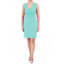 Vestido color Aqua de Lino 100% VESTIDOS