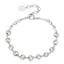 Pulsera Swarovski de Corazones Blancos JOYERIA