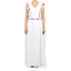 Long White Dress With Hand Embroidery WOMEN