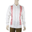 Exclusivo Guayabera De Lino Con Bordado A Mano Punto de Cruz GUAYABERAS 