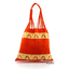 Orange Color Waist Loom Shopping Bag Hand Made BAGS & POUCHES