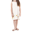 Vestido 100% de Lino color Beige con Bordados de Flores NIÑOS & NIÑAS