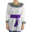 Blusa de Algodon Blanco Con Bordado a Mano Artesanal BLUSAS