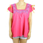 Huipil de Lino con Bordado Yucateco Color Rosa BLUSAS