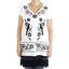 Mexican Traditional Embroidery Hand Made Linen Blouse TOPS