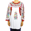 Mexican Traditional High Quality Cotton Hand Embroidered Blouse TOPS
