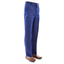 Tailored Fit Royal Blue Natural Linen Trouser for Men TROUSERS