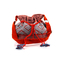 Handmade Red Color Waist Loom Handbag BAGS & POUCHES