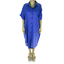 Camisa de Vestir de Lino Azul Rey Clasico de Keten VESTIDOS