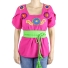 Pink Color Cotton Short Sleve Hand Embroidered Top TOPS