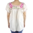 Ivory Color Linen Hand Embroidered Blouse TOPS