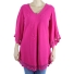 Pink Color Cotton Long Sleve Hand Embroidered Crochet Top TOPS