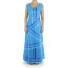 Vestido Largo de Algodon Azul Con Cinta MUJER