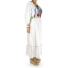 White Handmade Embroidered Cotton Dress WOMEN