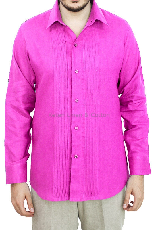 Camisas de hombre color rosa outlet