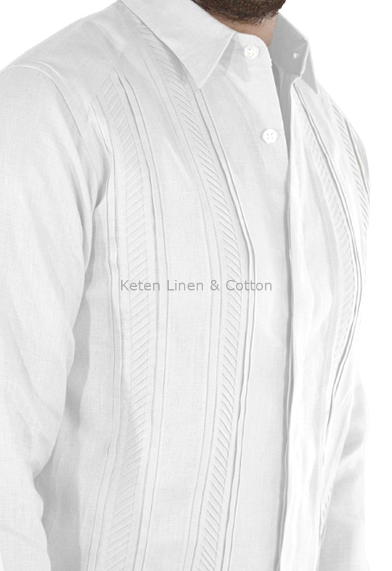 Camisas guayaberas de lino deals