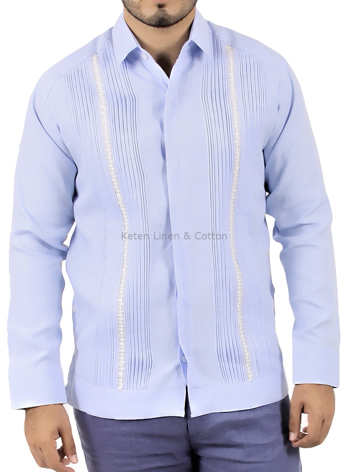 Guayabera azul on sale cielo