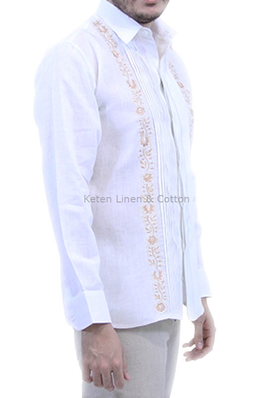 Camisa bordada para hombre hotsell