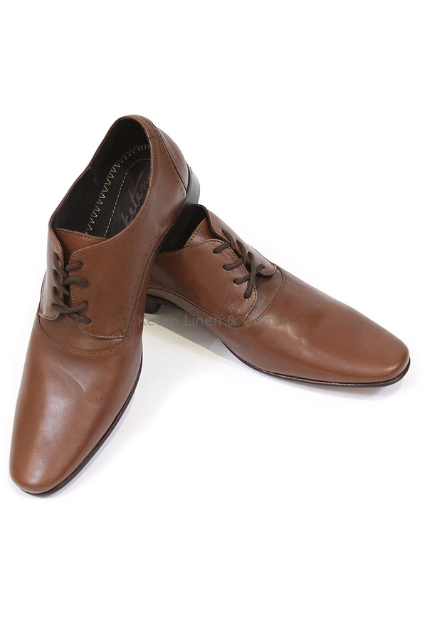Zapato De Piel Para Hombre Color Cafe Keten Guayaberas