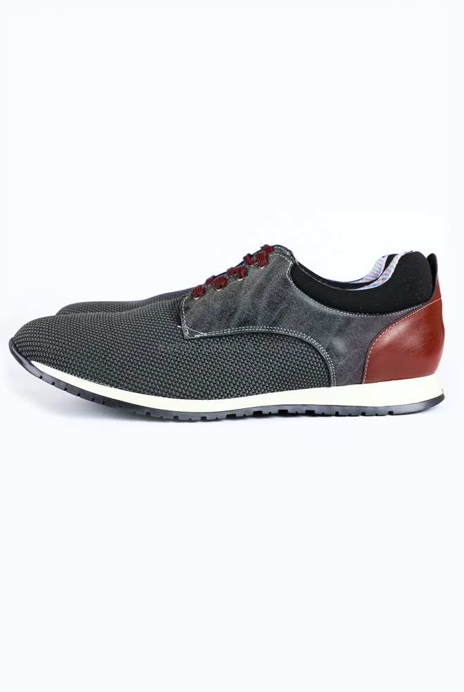 Gray Color Casual Tenis Shoes For Men